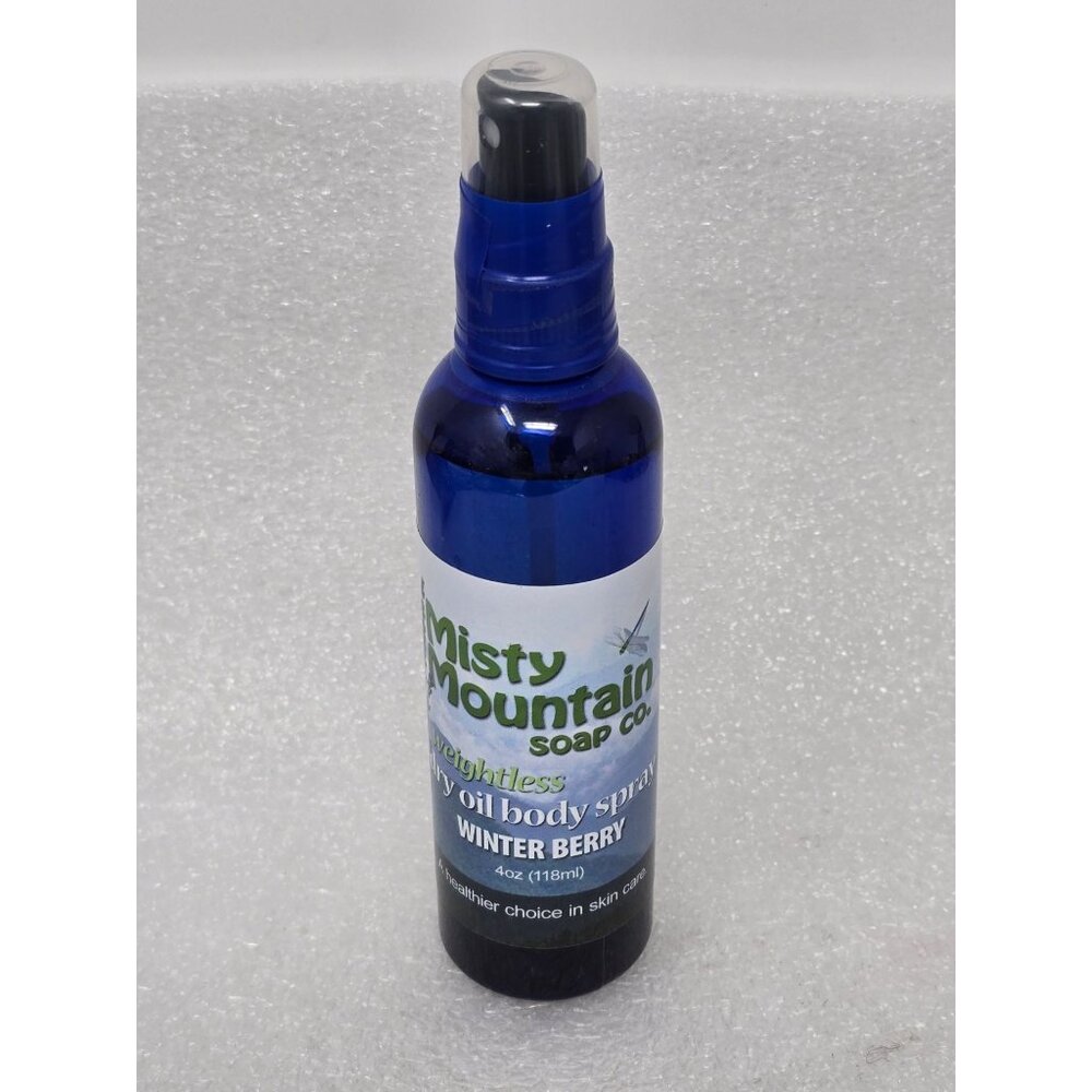 Misty Mountain Soap Co. Weightless Dry Oil Body Spray Winter Berry Moisturizing